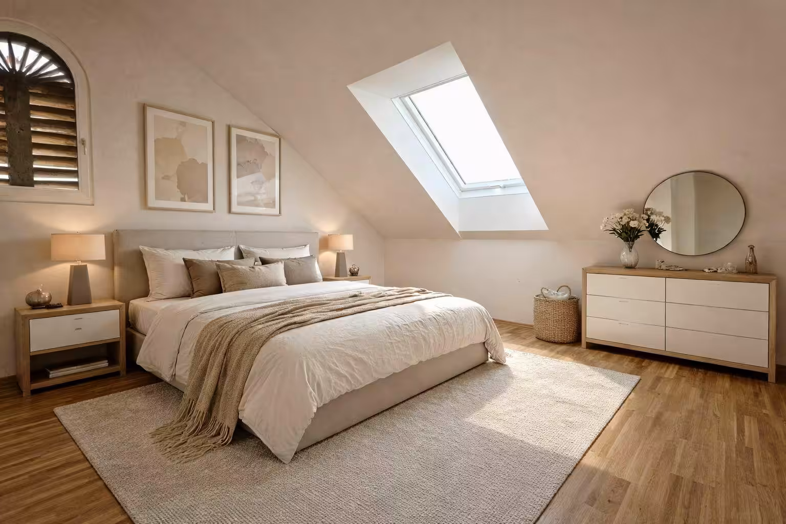Schlafzimmer KI-Einrichtugnsvorschlag